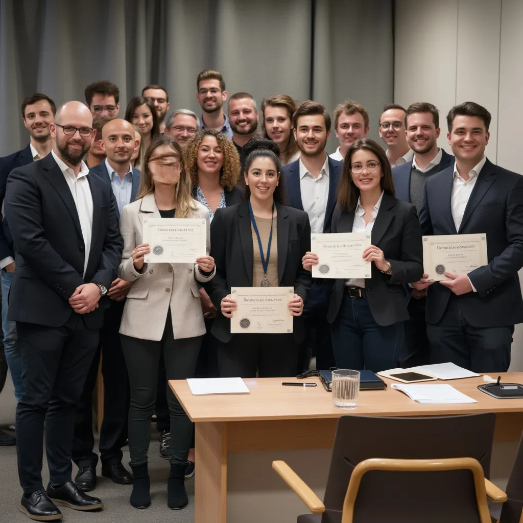 Slávnostné odovzdávanie certifikátov absolventom